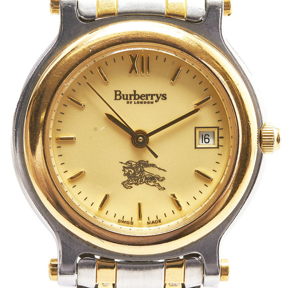 Burberry | Accessories | Burberrys Watch 80 Quartz Gold Dial